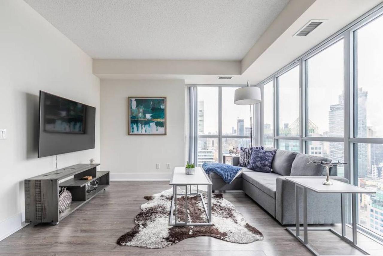 Stunning Views Of Downtown - Luxury High Rise With King Bed! Villa Toronto Eksteriør billede