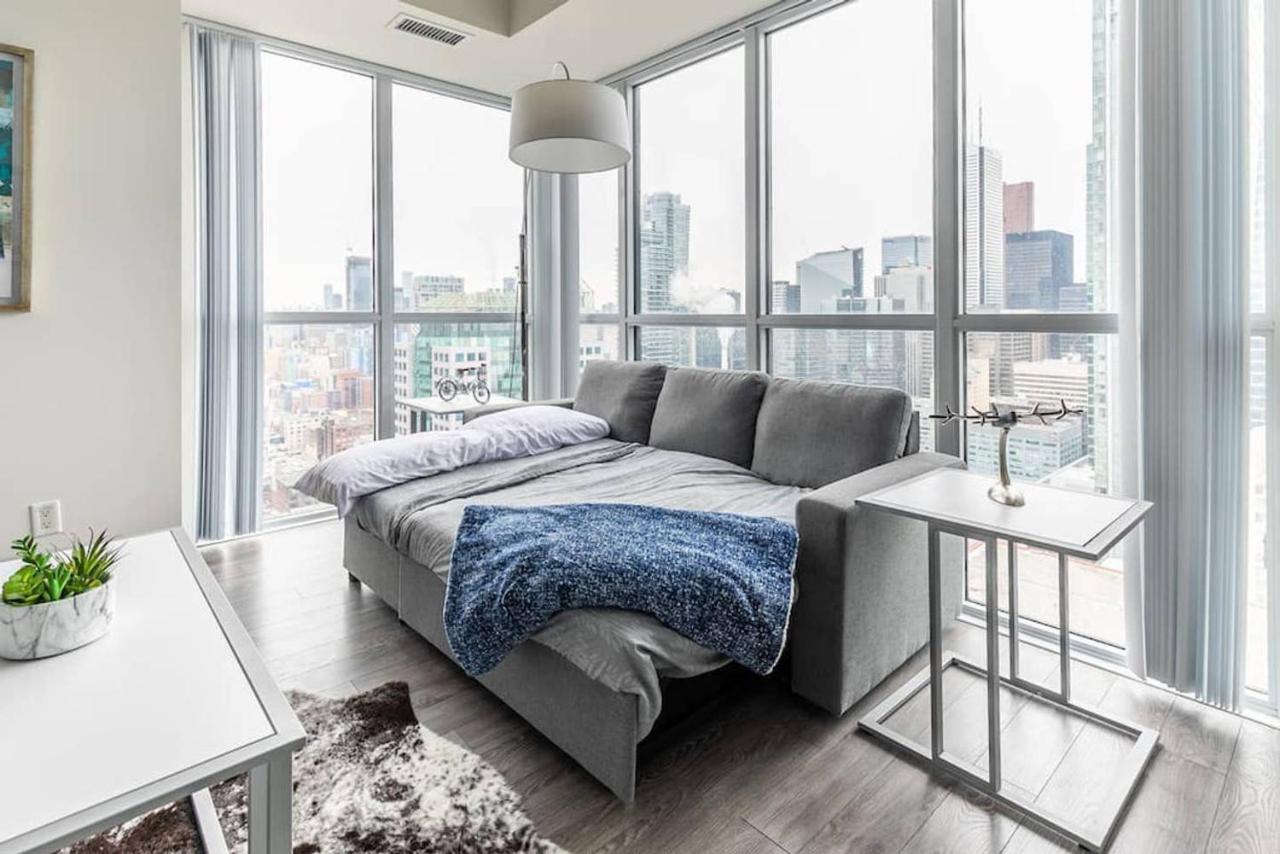 Stunning Views Of Downtown - Luxury High Rise With King Bed! Villa Toronto Eksteriør billede
