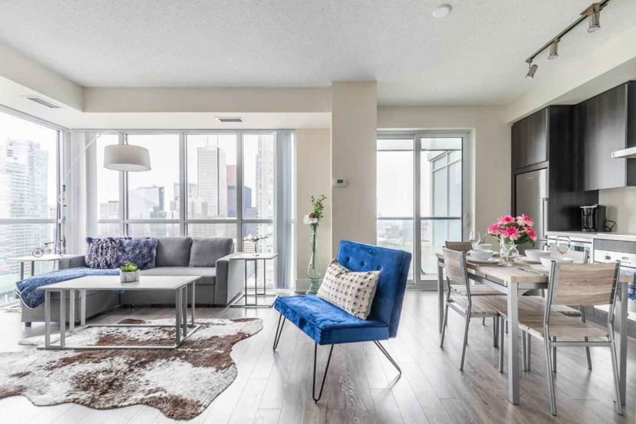 Stunning Views Of Downtown - Luxury High Rise With King Bed! Villa Toronto Eksteriør billede